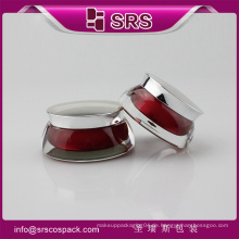 SRS leere kosmetische Behälterverpackung, rotes Farbglas für Gesichtscreme